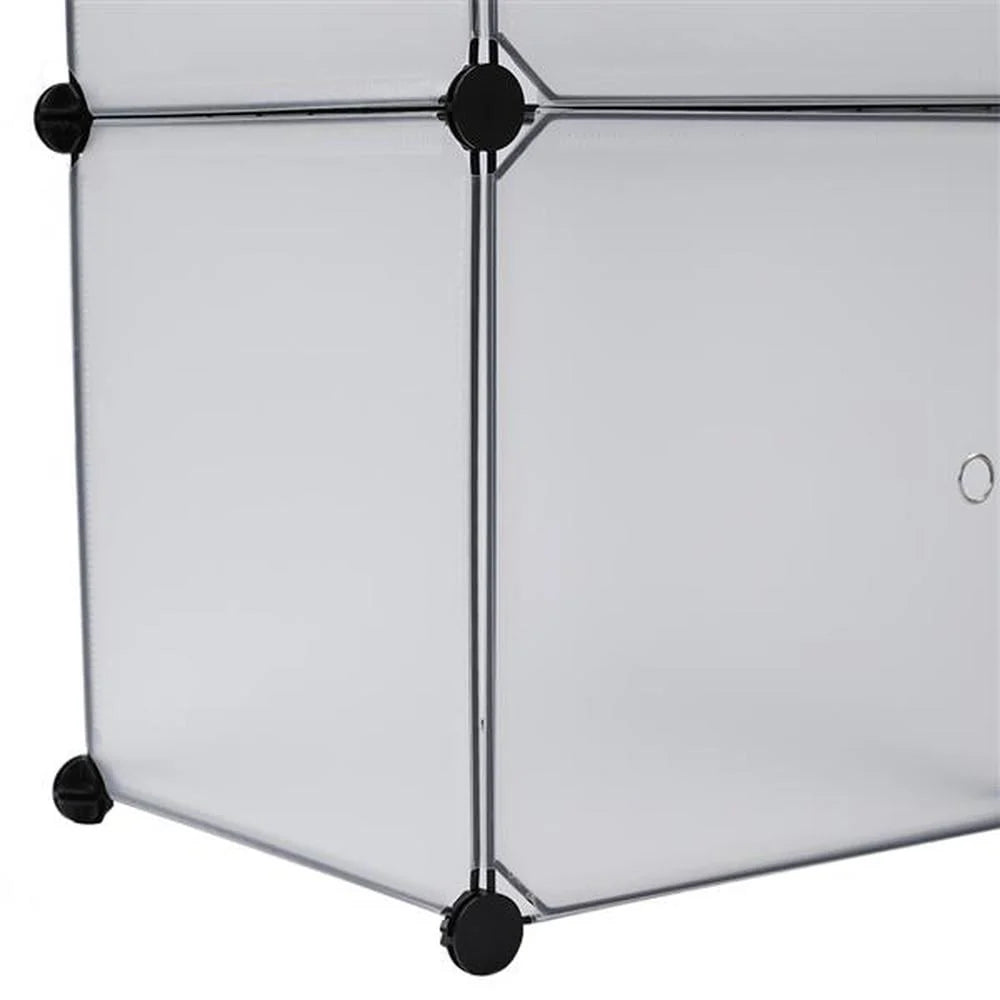 16-Cubes Storage Case Shelf Shelving Bookcase Bookshelf Organizing Closet Toy Organizer Cabinet