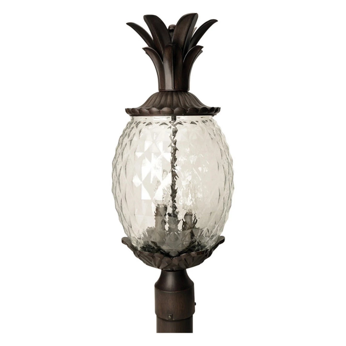 Acclaim 7517BK Lanai Collection 3-Light Post Mount Outdoor Light Fixture, Matte Black