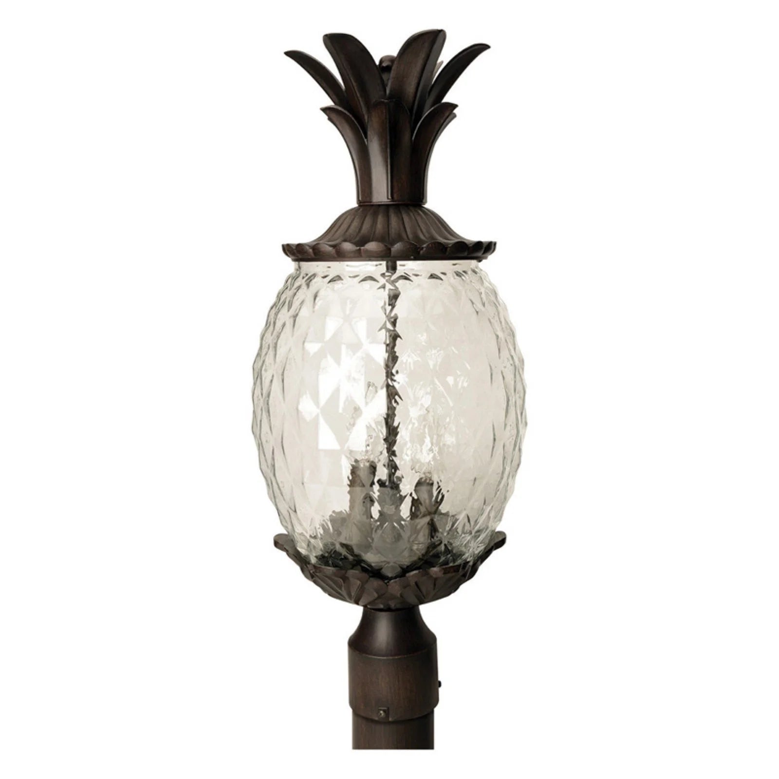Acclaim 7517BK Lanai Collection 3-Light Post Mount Outdoor Light Fixture, Matte Black