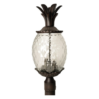 Acclaim 7517BK Lanai Collection 3-Light Post Mount Outdoor Light Fixture, Matte Black