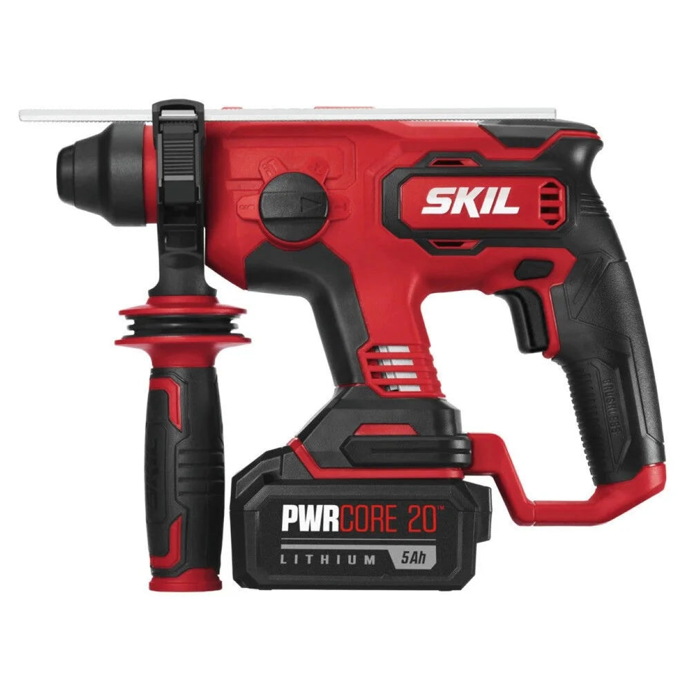Skil RH1704-1A 20V PWRCORE 20 Brushless Lithium-Ion 7/8 in. Cordless Rotary Hammer Kit (5 Ah)