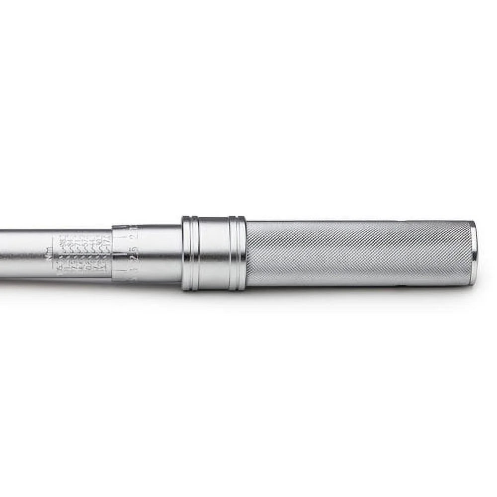 Capri Tools 31201 10-80 Foot Pound Industrial Torque Wrench, 3/8", Matte Chrome