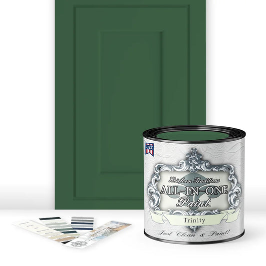 ALL-IN-ONE Paint, Bond-N-Flex Vinyl & Leather Repair Kit - Trinity (green)