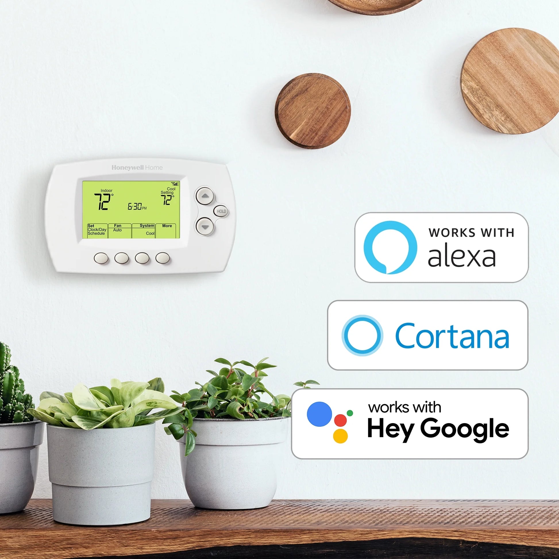 Honeywell Home Wifi 7-Day Programmable Thermostat, White