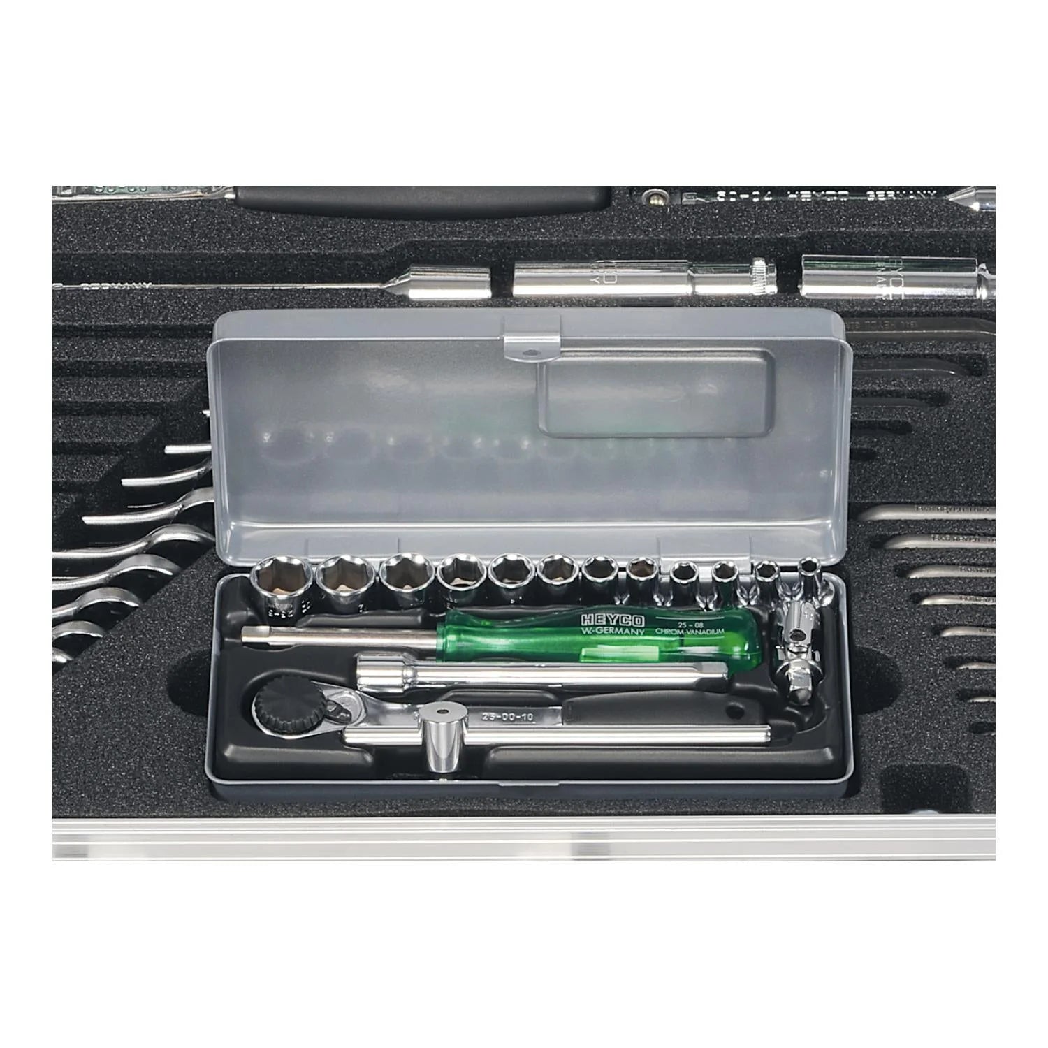Heyco 00067500082 Expert Tools Set, 75 Years Edition, 12-Point, 67-50-M-CP