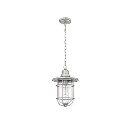 Millennium Lighting 1 Light Outdoor Hanging Lantern in Galvanized