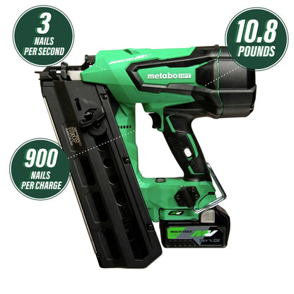MultiVolt 36V Brushless Lithium-Ion 21 Degree Cordless Framing Nailer Kit (2.5 Ah)