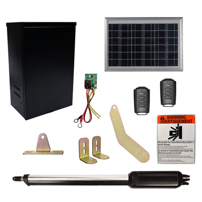 Estate Swing E-S1000H Single Swing Solar Gate Opener Kit *Free Extra Remote* 10 Watt Panel