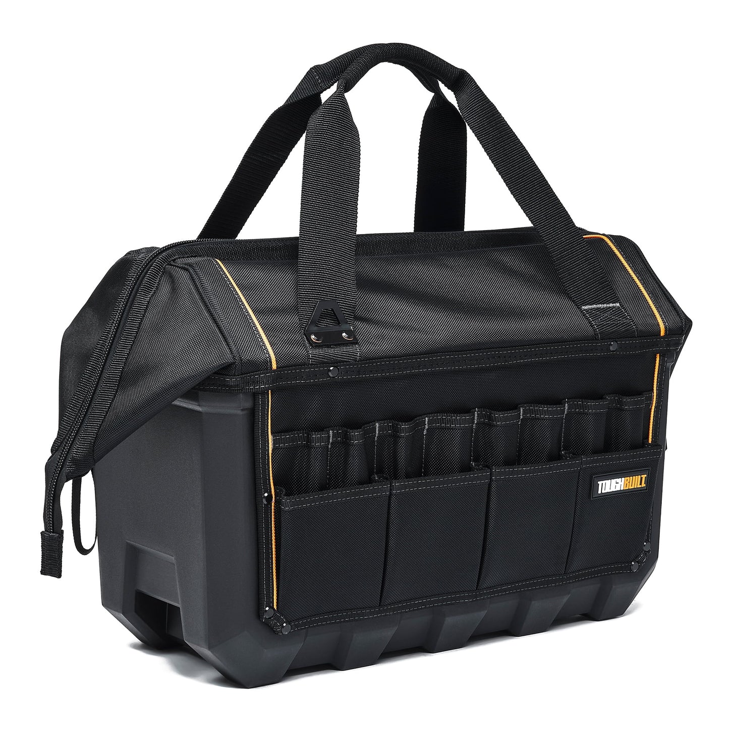 ToughBuilt Waterproof Tool Bag Pouch Organizer, XL Massive Mouth, Black