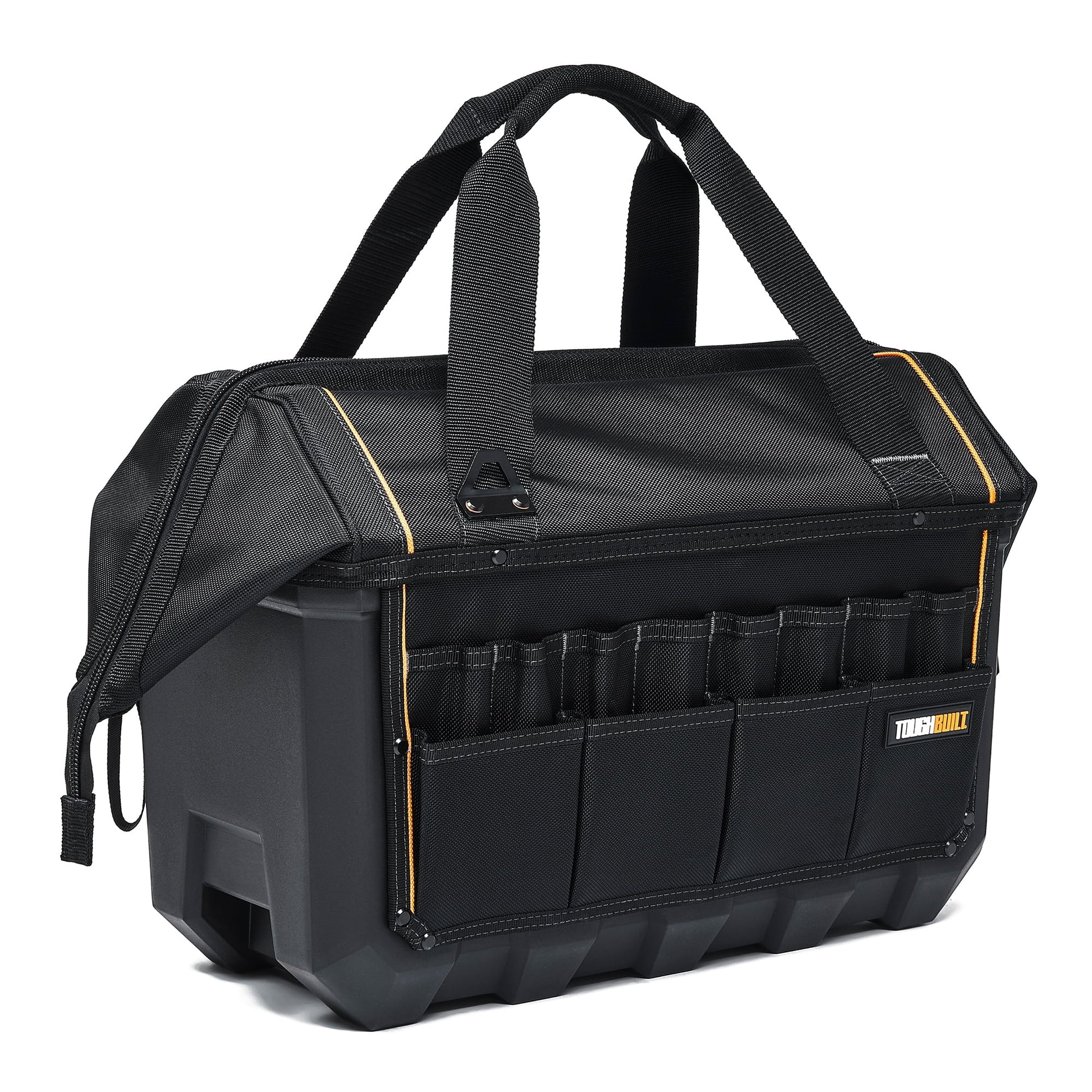 ToughBuilt Waterproof Tool Bag Pouch Organizer, XL Massive Mouth, Black