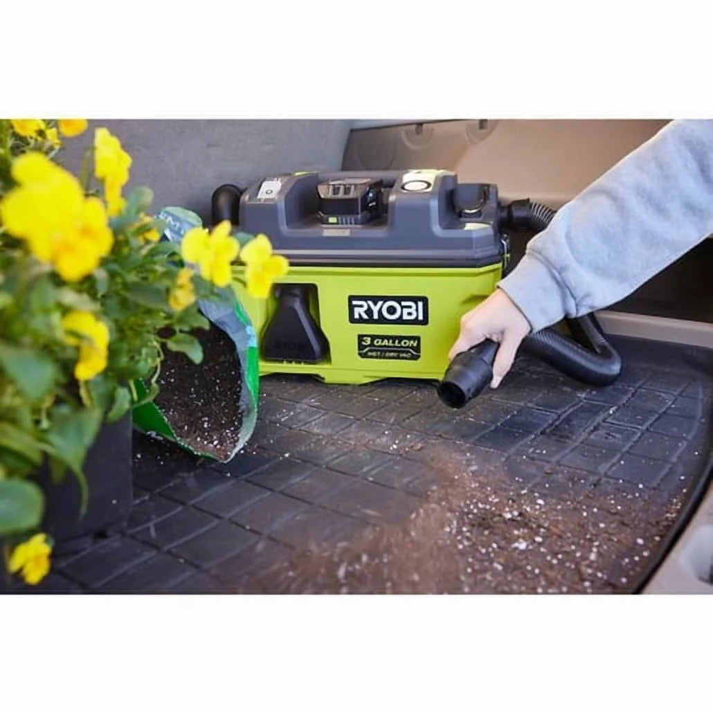 RYOBI ONE+ 18V LINK Cordless 3 Gal. Wet/Dry Vacuum (Tool Only)
