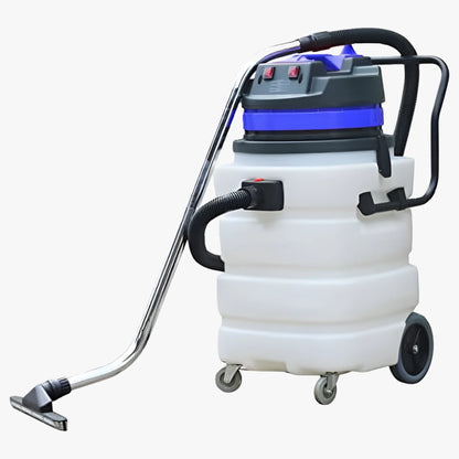 Farag Janitorial 24 Gallon, Wet/Dry Vacuum Cleaner, White with Accessories Included