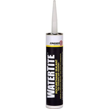 12 Pack, Gray, Zinsser WaterTite Polyurethane Sealant for Concrete and Masonry-5091DSV, 10.1 oz Cartridge