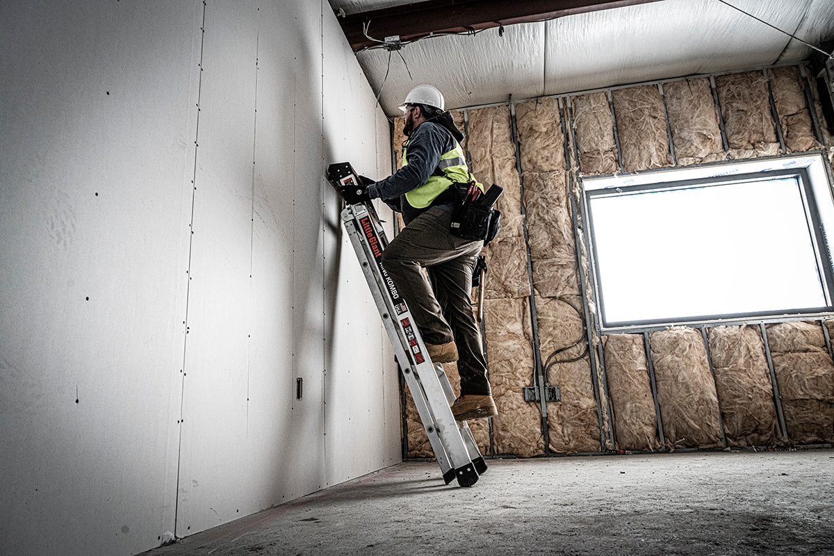 Little Giant Ladder Systems King Kombo 6'-10' Aluminum 3-in-1 Combo Ladder, Type 1A - 300 lbs. Rated