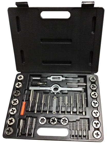 3.00mm - 12.00mm HSS with Round Die Die and Tap, DWT40PC-HS-MM-ROUND