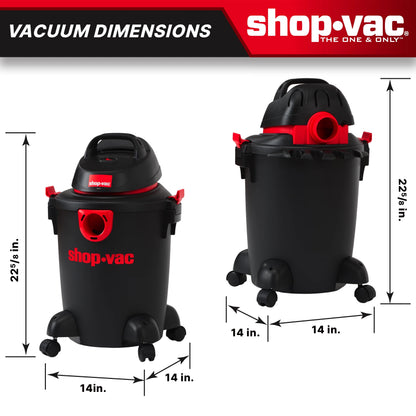 Shop-Vac 6 gal 3 HP Ultra PL Wet & Dry Vacuum Cleaner, Model 5985005