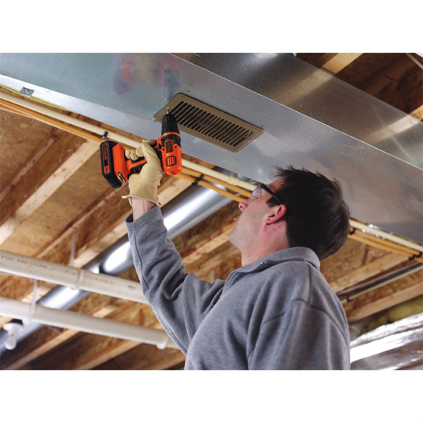 BLACK+DECKER 20-Volt MAX* Lithium-Ion Drill-Driver, LDX120C
