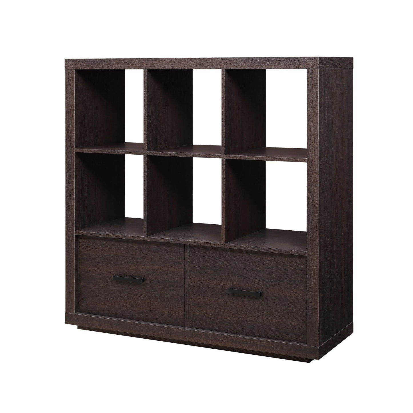 Better Homes & Gardens Steele 6 Cube Storage Bookcase Organizer with Drawers, Multiple Finishes