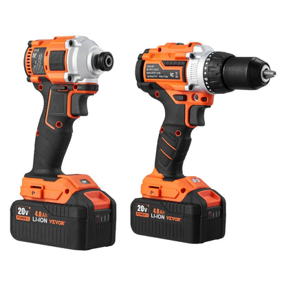 Tool Combo Kit Max 20V Cordless 2-Tool Power Combo Kit with 4.0 Ah Battery - Home & Workshop Use