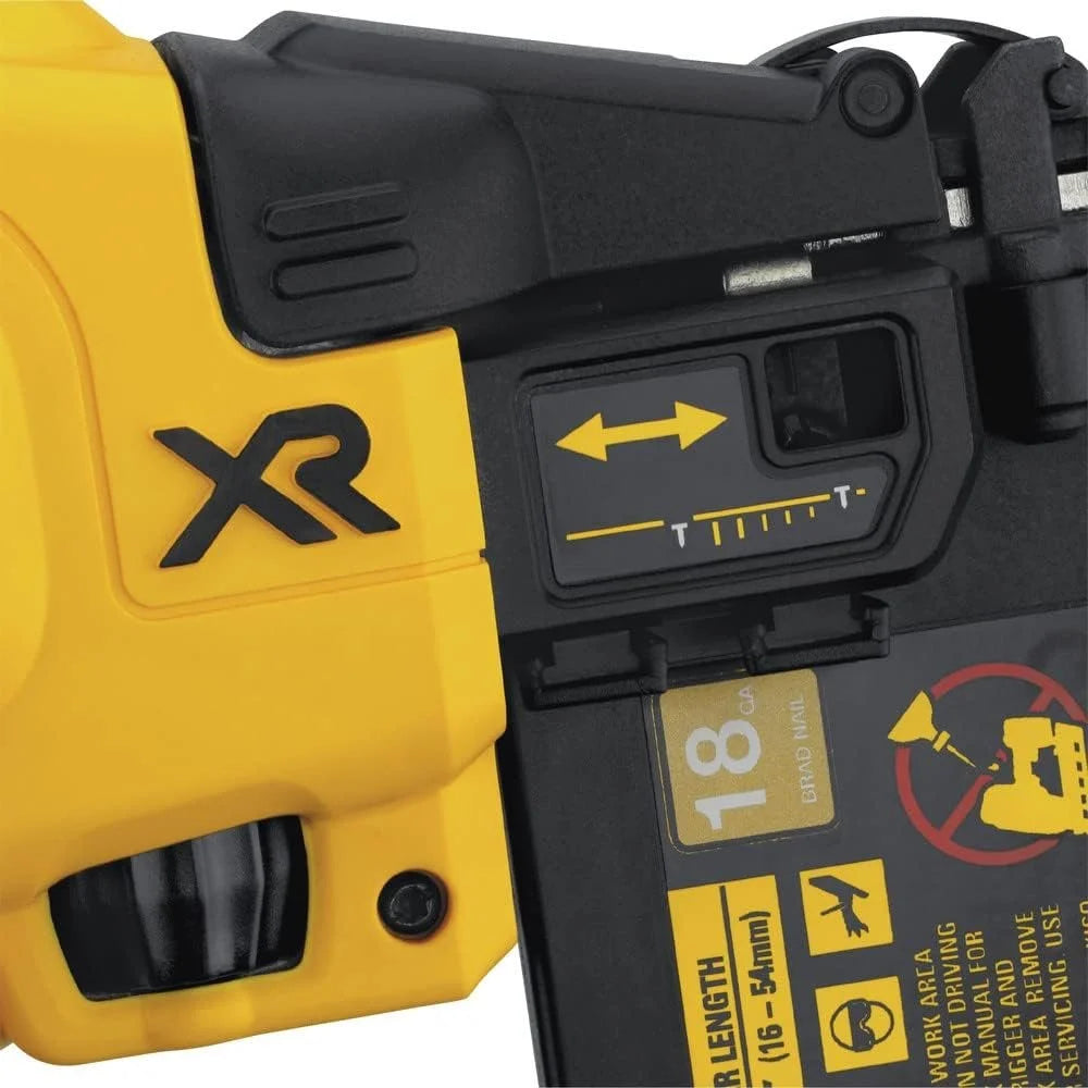 DEWALT DCN680B 20V MAX XR 18 GA Cordless Brad Nailer Tool Only