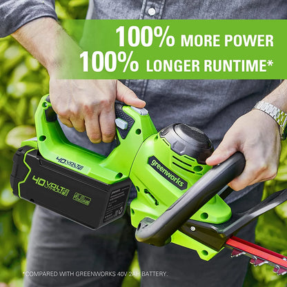 Greenworks G-MAX 40V 4.0 Ah Lithium-Ion Battery, High Performance, Fade-free Power