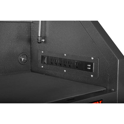 WEN 52-Inch Premium Tool Chest with Heavy Duty 21-Gauge Powder-Coated Steel Construction and Onboard Charging Station (GG531T)