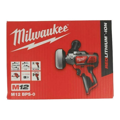 Milwaukee 76mm, 12V, Cordless Power Tool Polisher, 8300 RPM