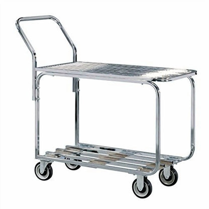 Hubert Stock Cart Plated Steel Wire - 36" L x 18 1/2"W x 40 1/2"H