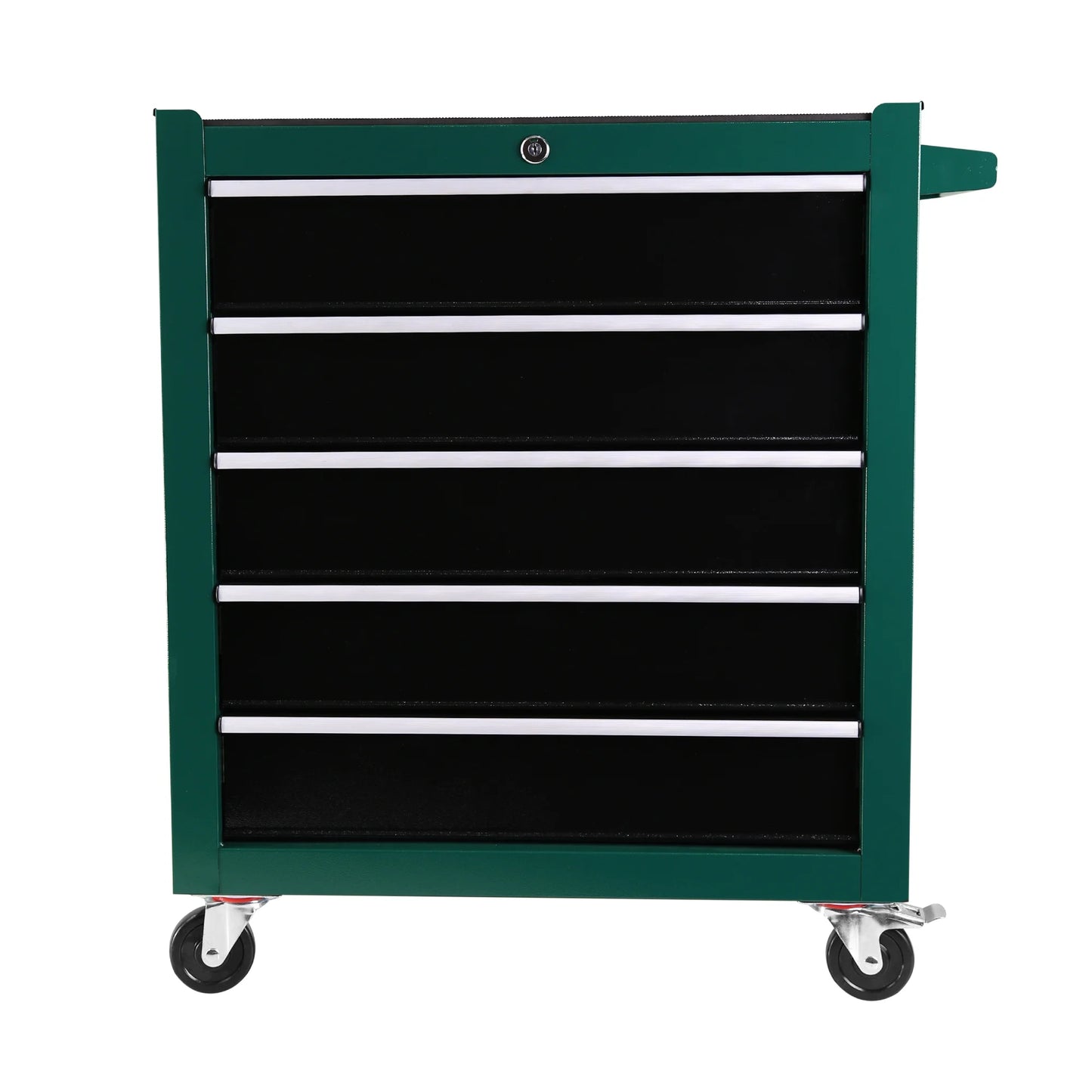 5-Drawers Rolling Tool Chest,Tool Chest with Link Buckle And Can Be Combined To Large Cabinet Set,Tool Cabinet On Wheels with Keyed Locking System And Drawer Liners,for Warehouse,Garage