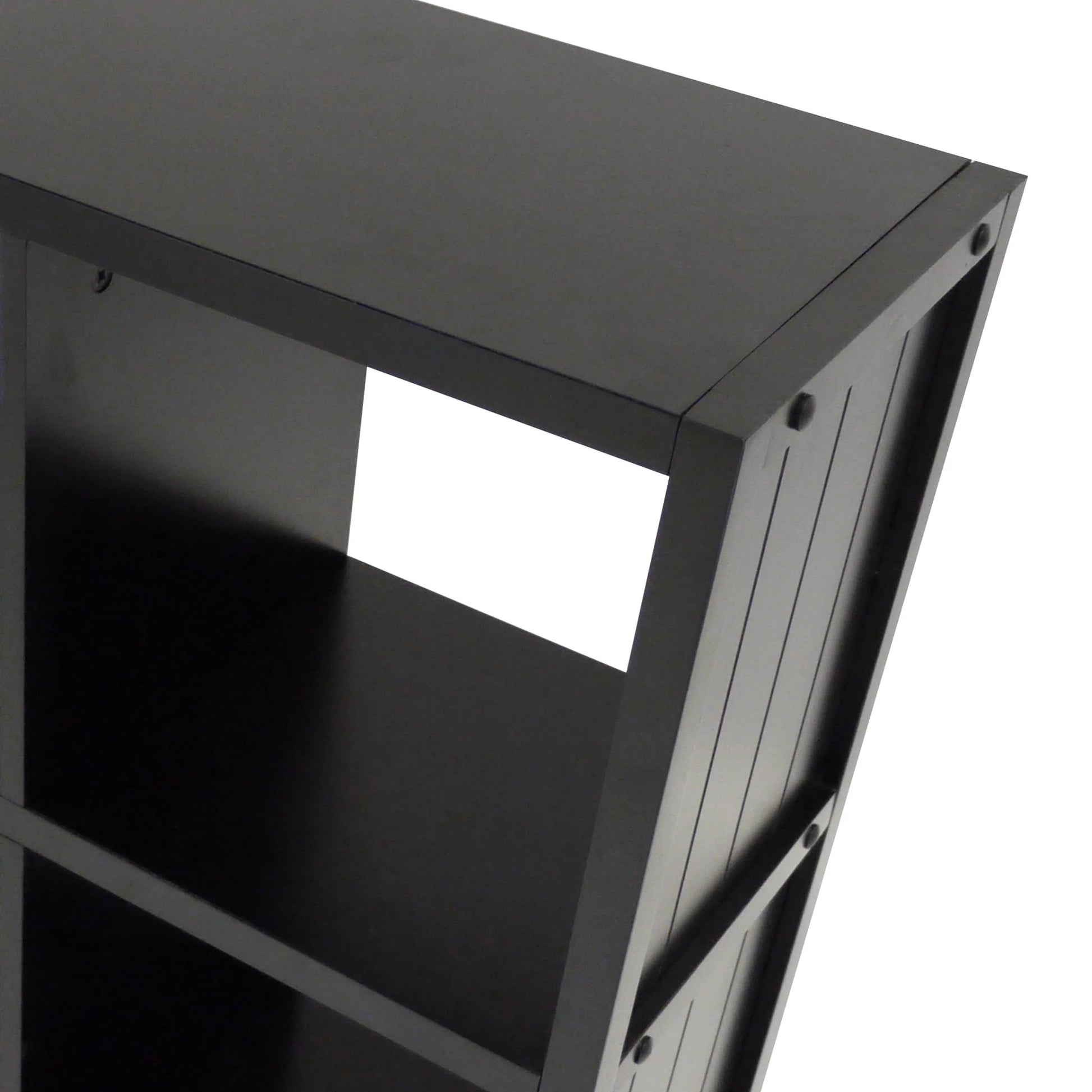 Winsome Wood Timothy 4x2 Storage Cube Shelf, Black Finish
