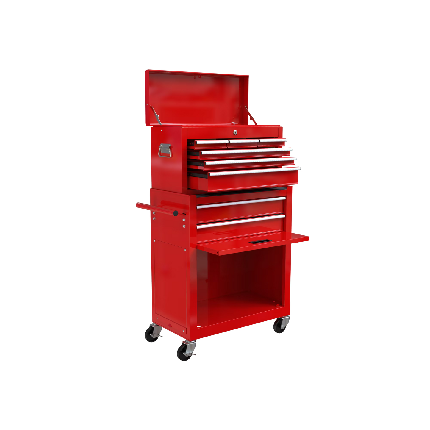 Rolling Tool Chest with Wheels and Drawers, 8-Drawer Tool Storage Cabinet