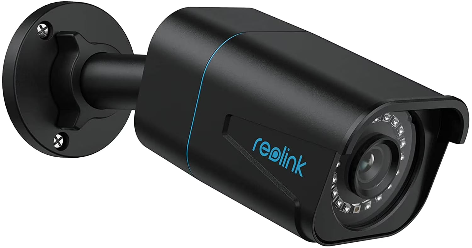 Reolink 4K Security Camera Outdoor System, Surveillance IP PoE Camera with Human/Vehicle Detection, 100Ft 8MP IR Night Vision, Work with Smart Home, Time lapse, Up to 256GB SD Card, RLC-810A