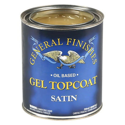 General Finishes Gel Topcoat Oil-Based, Satin, Gallon