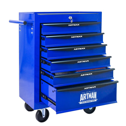 ARTMAN 20" 6-Drawer Tool Chest Cabinet with Ball Bearing Drawer Slides, Steel Tool Storage Box Organizer for Garage Workshop Repair Shop