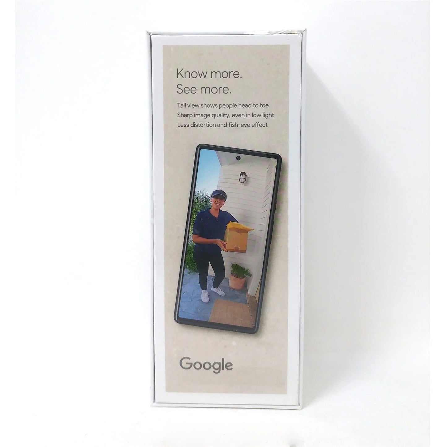 Google Nest Doorbell (Wired, 2nd gen) - Video Doorbell Camera - Doorbell Security Camera - Snow