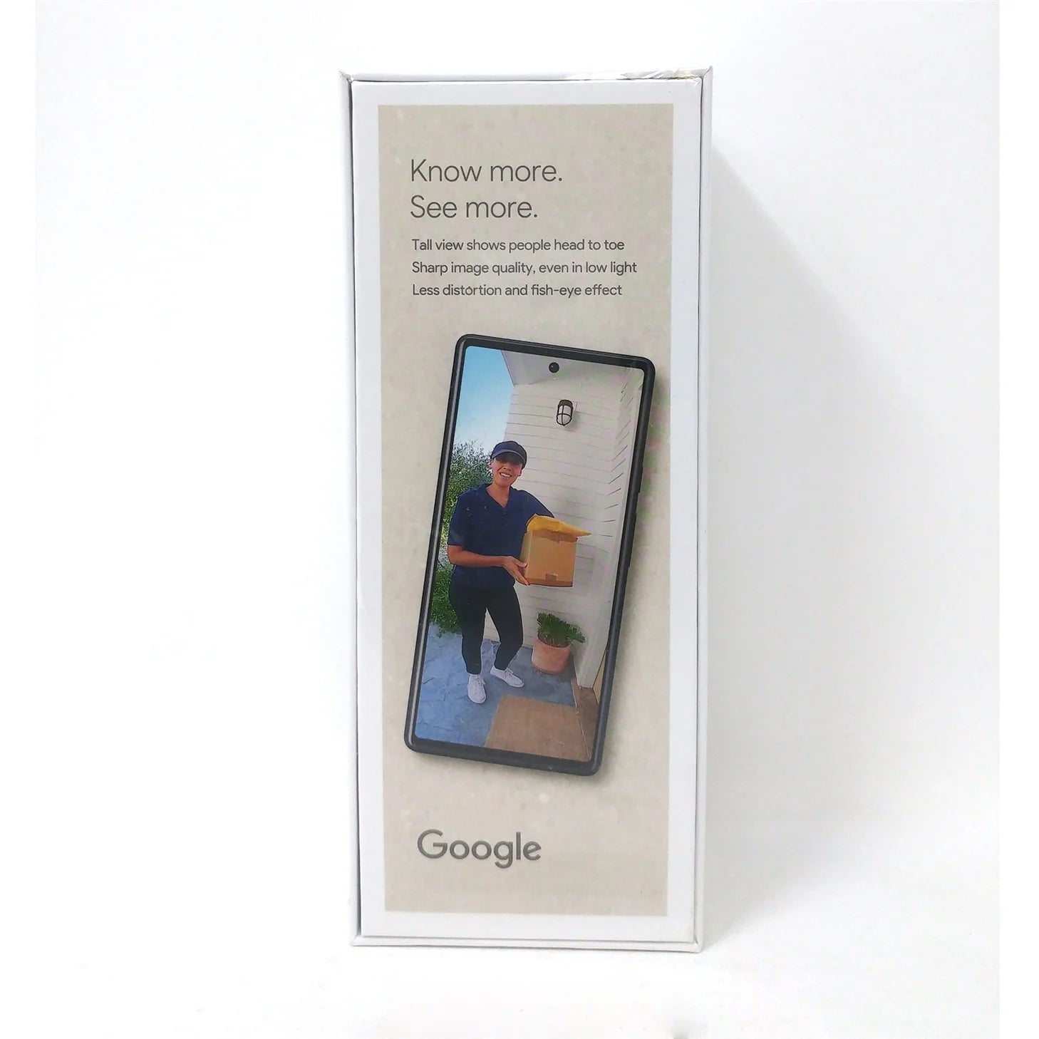 Google Nest Doorbell (Wired, 2nd gen) - Video Doorbell Camera - Doorbell Security Camera - Snow