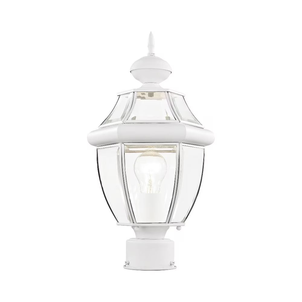Livex Lighting Monterey Outdoor Post Head in White