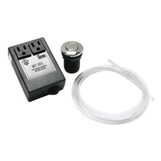 Mountain Plumbing MT951/BRS Round "Classic Touch" Waste Disposer Air Switch Brushed Stainless