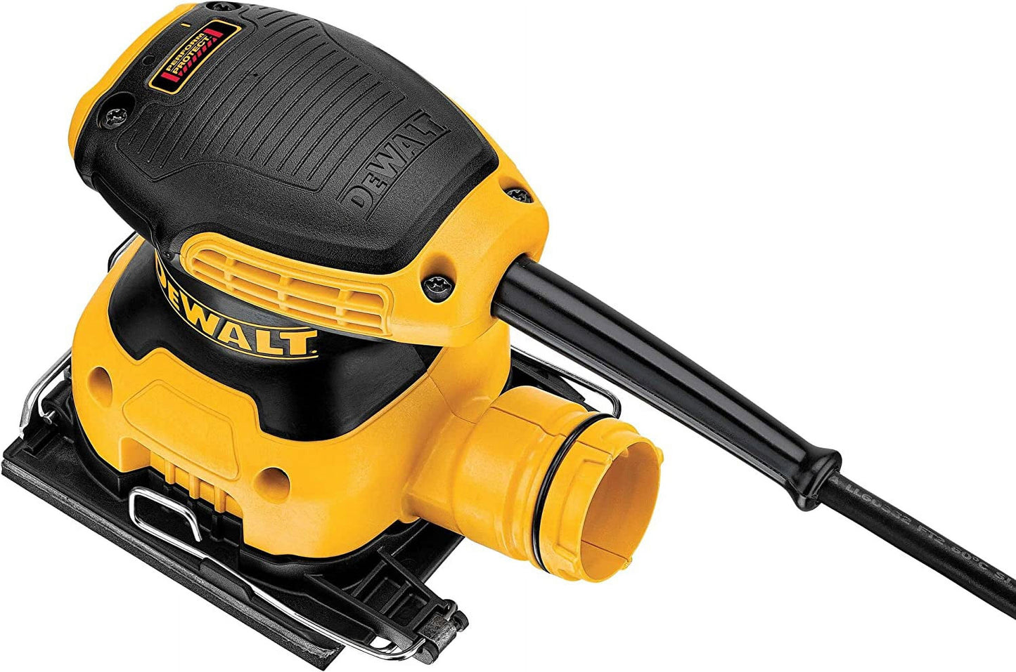 DEWALT Palm Sander, 1/4 Sheet (DWE6411K), Yellow