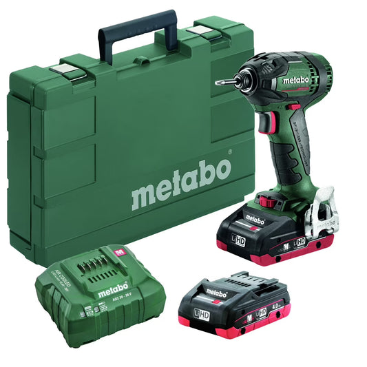 Metabo 1/4 in. Cordless Brushless Impact Wrench Kit 18V