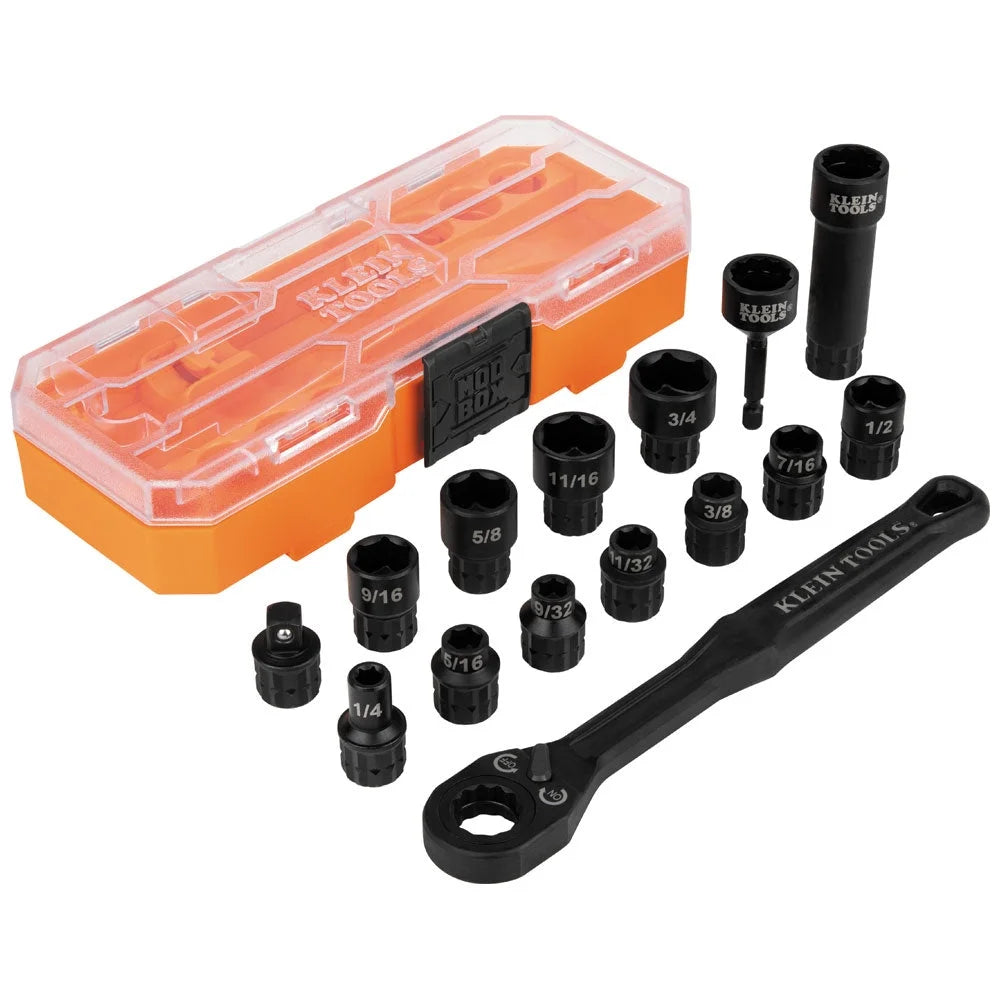 Klein Tools Impact Wrench 15 Piece Set