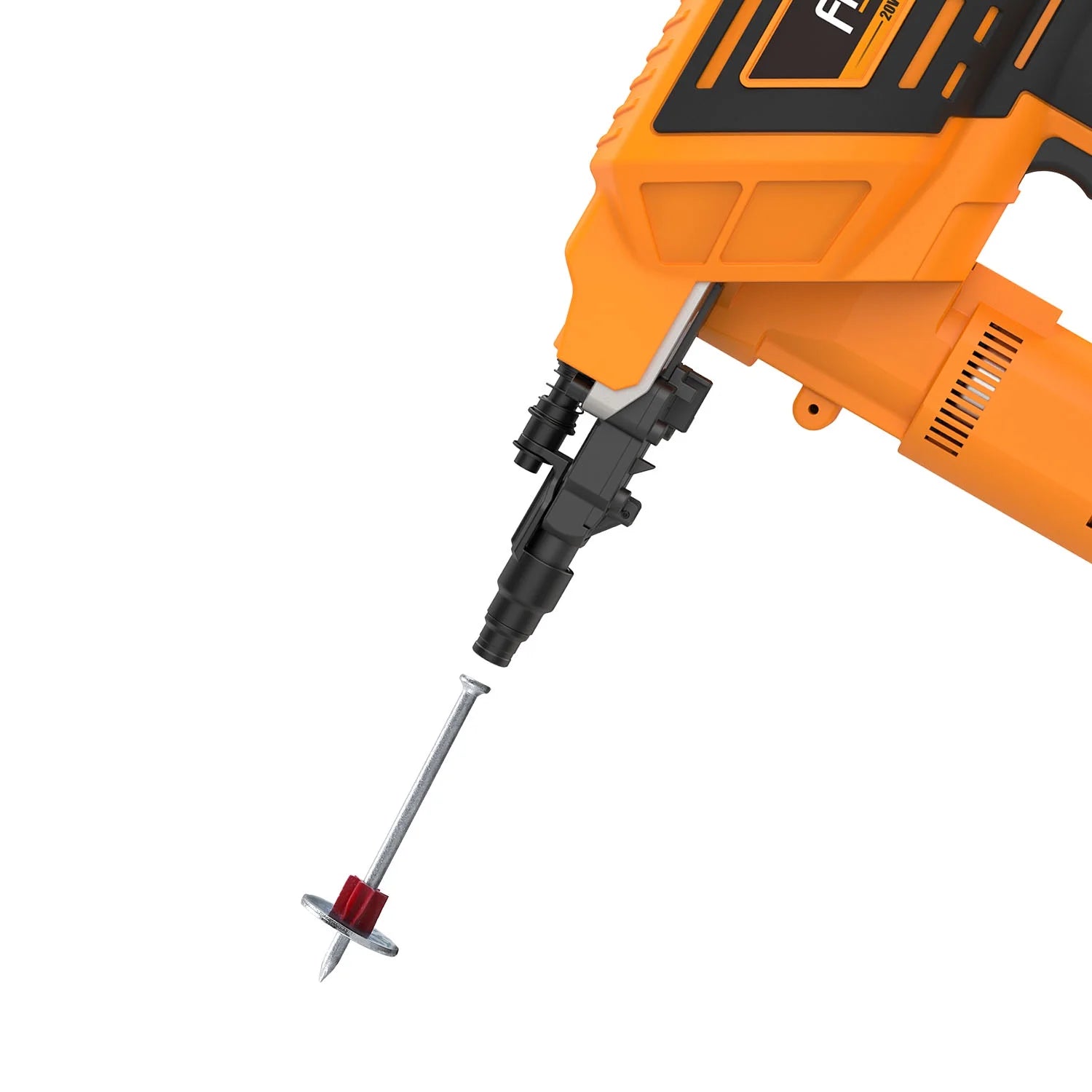 Freeman PE20VTCNPN 20 Volt Cordless and Brushless 3" Single Pin Concrete Nailer (Tool Only) - 750 Shots per Charge