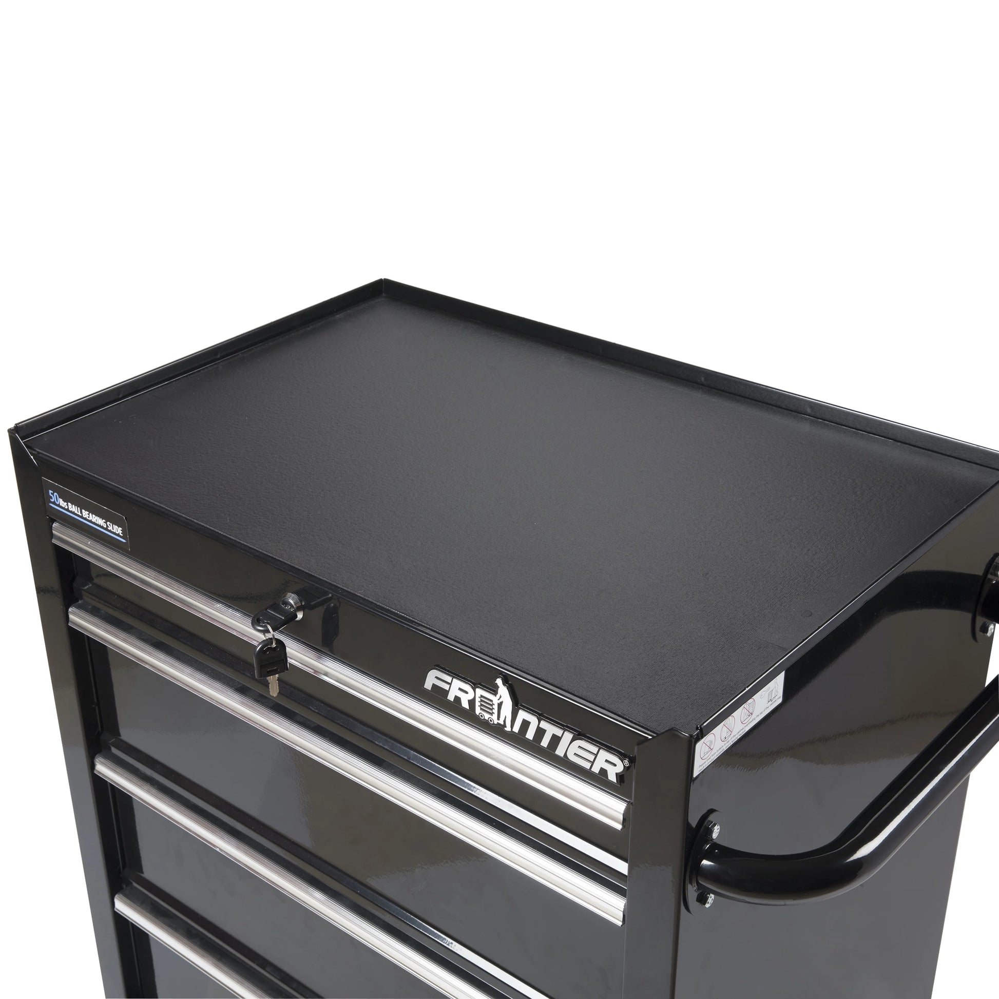 Frontier 26-inch 4-Drawer Base Cabinet Tool Chest, Metal, Black