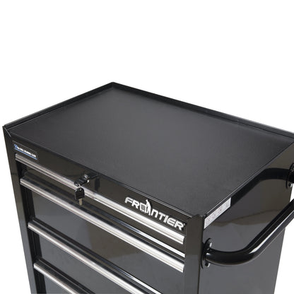 Frontier 26-inch 4-Drawer Base Cabinet Tool Chest, Metal, Black