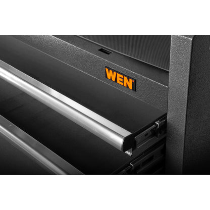 WEN 52-Inch Premium Tool Chest with Heavy Duty 21-Gauge Powder-Coated Steel Construction and Onboard Charging Station (GG531T)