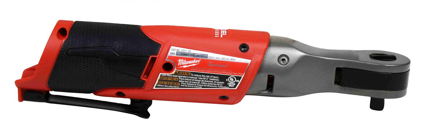 Milwaukee 12-Volt M12 FUEL 1/2" Ratchet 2558-20 (Tool Only)