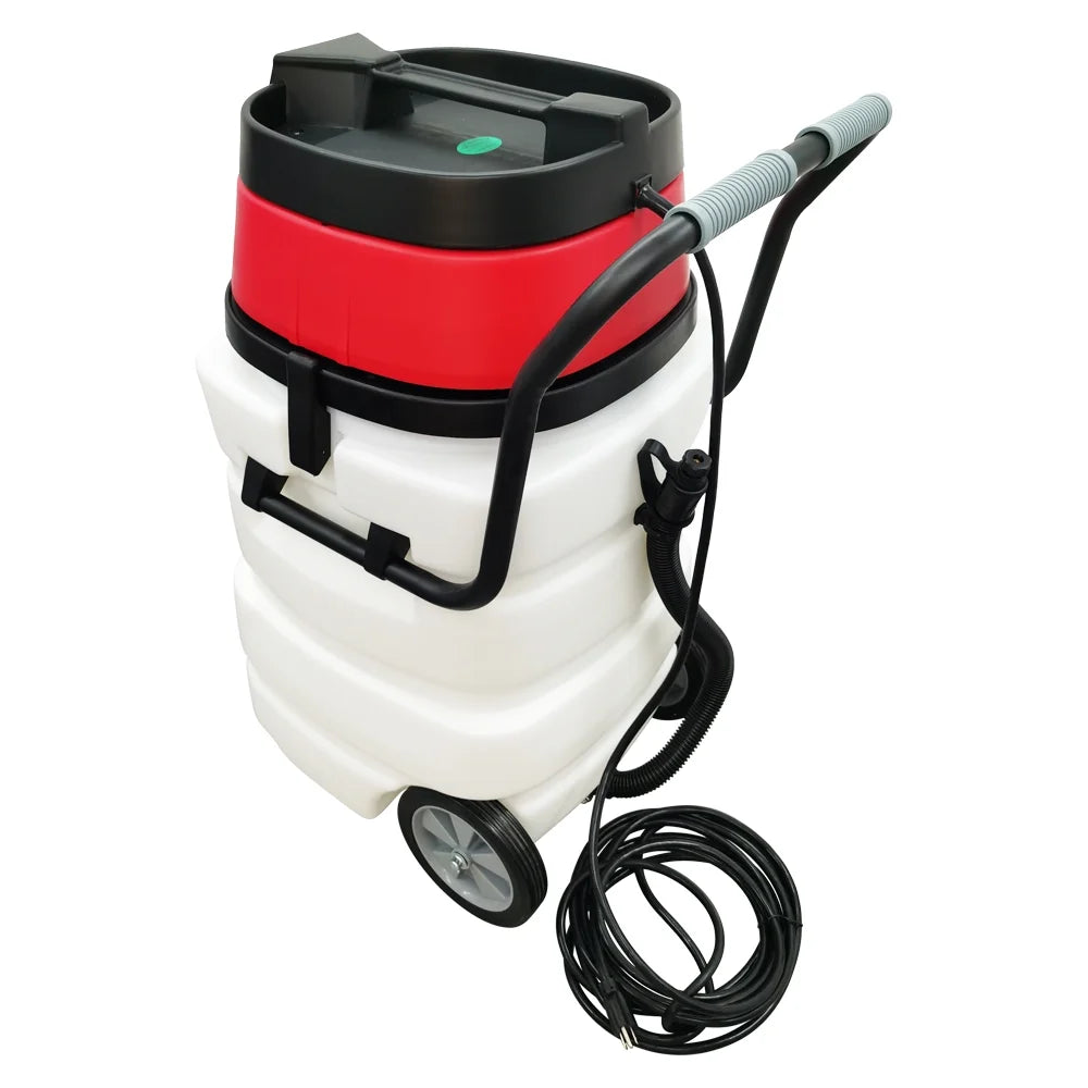 Techtongda 24 Gallon Industrial Wet and Dry Vacuum Cleaner Commercial Water Suction Machine 2-motors