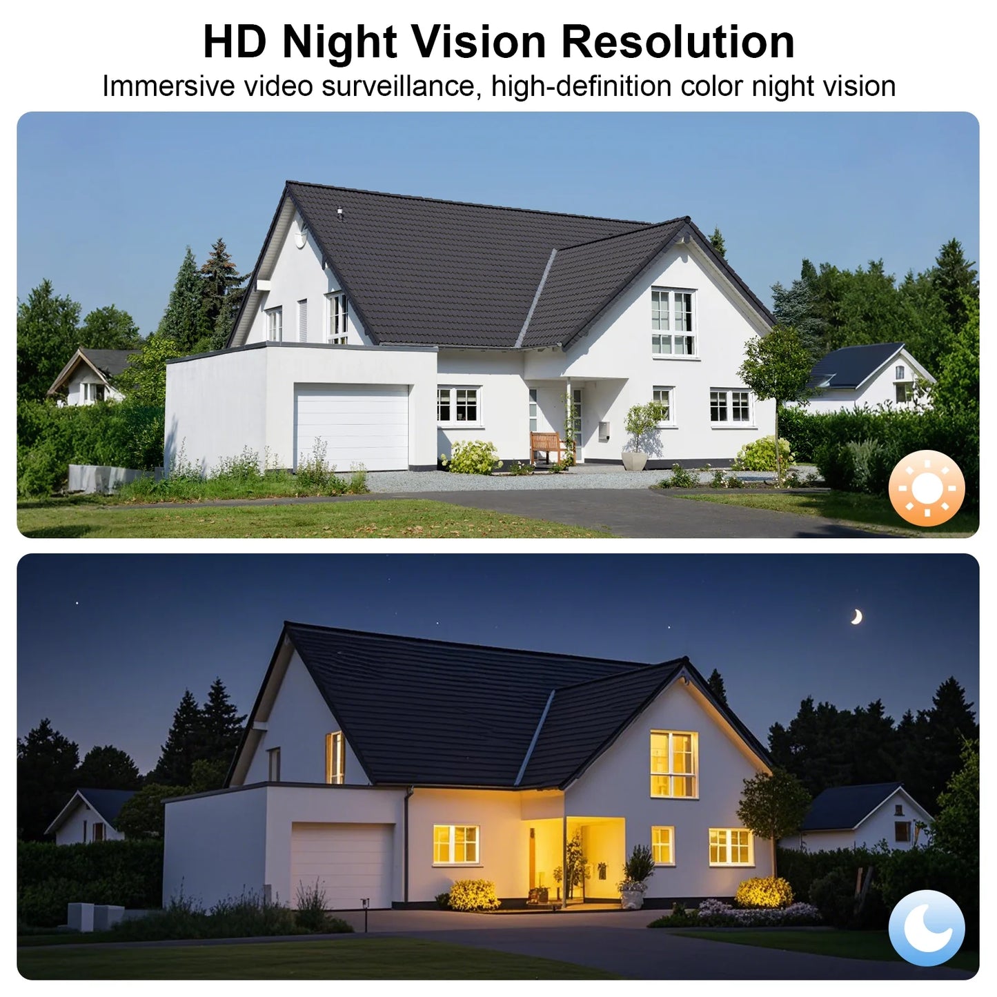 ANRAN 2K Security Camera Wireless Outdoor, Solar Wall Camera, Smart Siren, Spotlights, Color Night Vision, PIR Human Detection, Pan Tilt Control, 2-Way Talk
