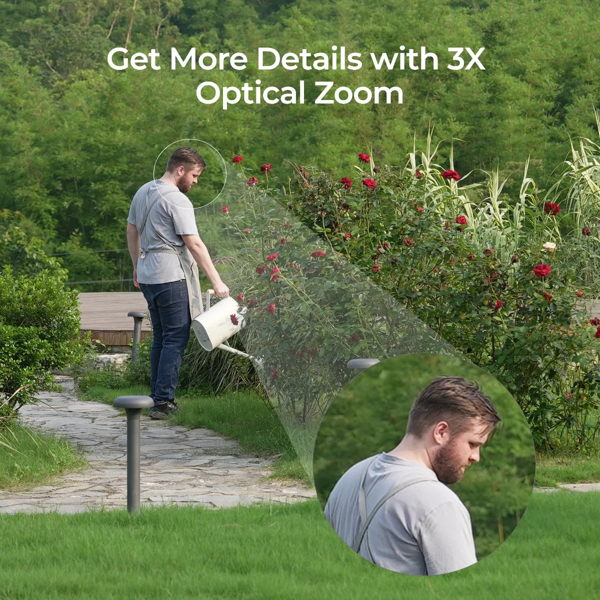 Reolink E1 Outdoor Series 4K 8MP Smart PTZ Wi-Fi 6 Camera Auto Tracking Color Night 3X Optical Zoom