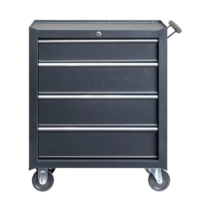 IVV Tool Storage Box Chest with 5 Drawers Steel Repair Tool Box with Lock and Key, Black